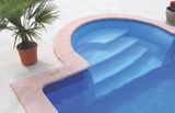 Камінь 25 бортовий 50х25, Rustique bullee,тон Rose Provence 310587 310587 фото
