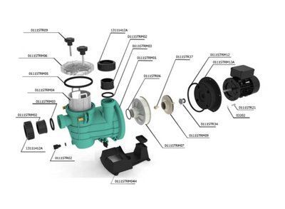 Імпіллер (крильчатка) для насосів PG-0111STRM50M PG-0111STRM09 PG-0111STRM09 фото