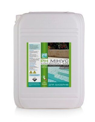 PG-24 pH мінус 20л/28кг 44% (Італія) рідкий, PG-EXPO pH new BLU концентрат PG-24 PG-24 фото