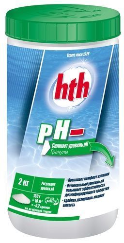 рН мінус hth 2кг (Франція), порошок pH MOINS MICRO-BILLES S800812H2 S800812H2 фото