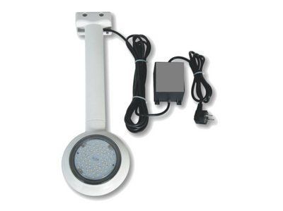 Прожектор RGB навісний для каркасних басейнів, LED 8Вт, 12В, з трансформатором, 360лм, 120&deg; PG-0511711 PG-0511711 фото