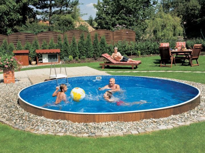 Басейн каркасний 4,6х1,2м, без фільтру та лайнеру, AZURO VAR 402 DL WOOD, з отворами 3EXB0441 3EXB0441 фото