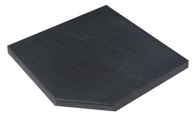 Камінь 33, кут внутрішній 45х45х3,5 гострий, NOVASCHISTE, тон Anthracite 313771 313771 фото