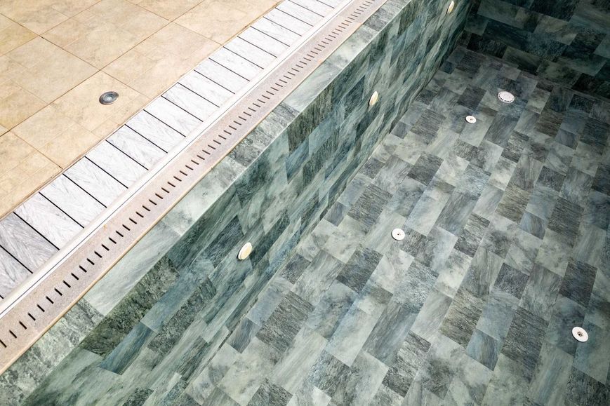 Мембрана StoneTile Emerald мозаїка 40х20 см, 1.65м армована з лаковим покриттям STE pg-1718 фото