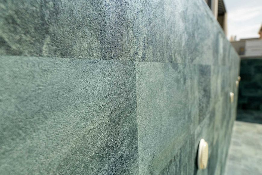 Мембрана StoneTile Emerald мозаїка 40х20 см, 1.65м армована з лаковим покриттям STE pg-1718 фото