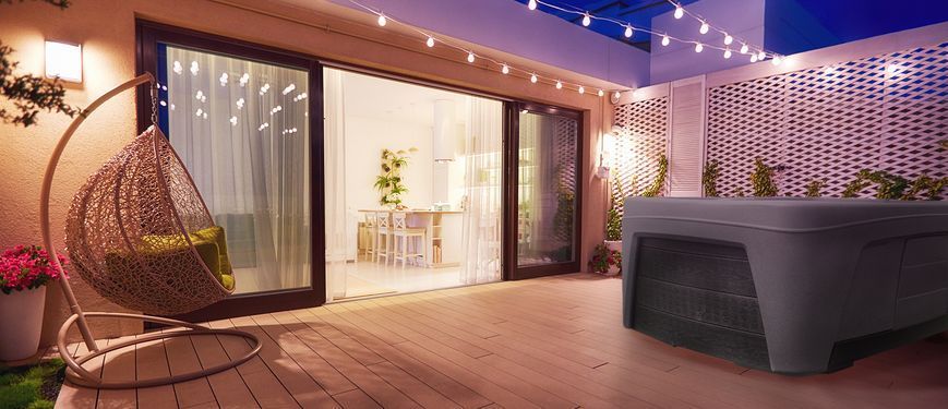 Гідромасажний СПА басейн Feeling, PUR spas, 216х182х87 см, 4 місця(1 з них лежаче), 1000 л Feeling Feeling фото