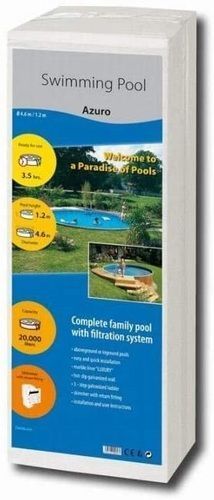 Басейн каркасний 3.6х0.9м з фільтром 2000, AZURO BASIC 3EXB0284 3EXB0284 фото