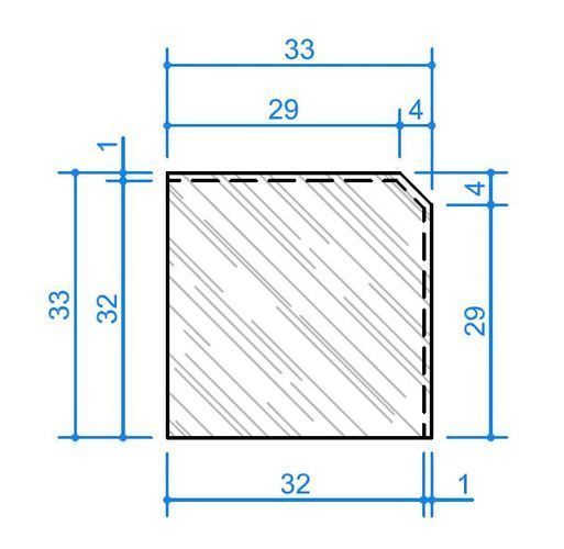 Камінь 33, кут зовнішній 33х33х3см гострий, NOVASCHISTE, тон Gris 311653 311653 фото Камінь 33, кут зовнішній 33х33х3см гострий, NOVASCHISTE, тон Gris 311653 311653 фото