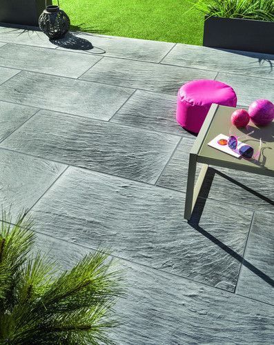 Камінь 33 бортовий 66х33х3,5 см, NOVASCHISTE, тон Anthracite 313770 313770 фото
