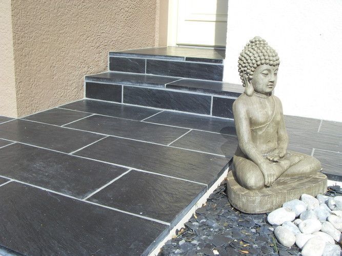 Камінь 33 бортовий 66х33х3,5 см, NOVASCHISTE, тон Anthracite 313770 313770 фото