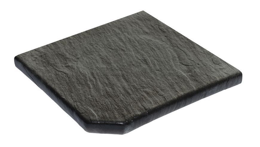 Камінь 33, кут зовнішній 33х33х3,5 гострий, NOVASCHISTE, тон Anthracite 311305 311305 фото Камінь 33, кут зовнішній 33х33х3,5 гострий, NOVASCHISTE, тон Anthracite 311305 311305 фото