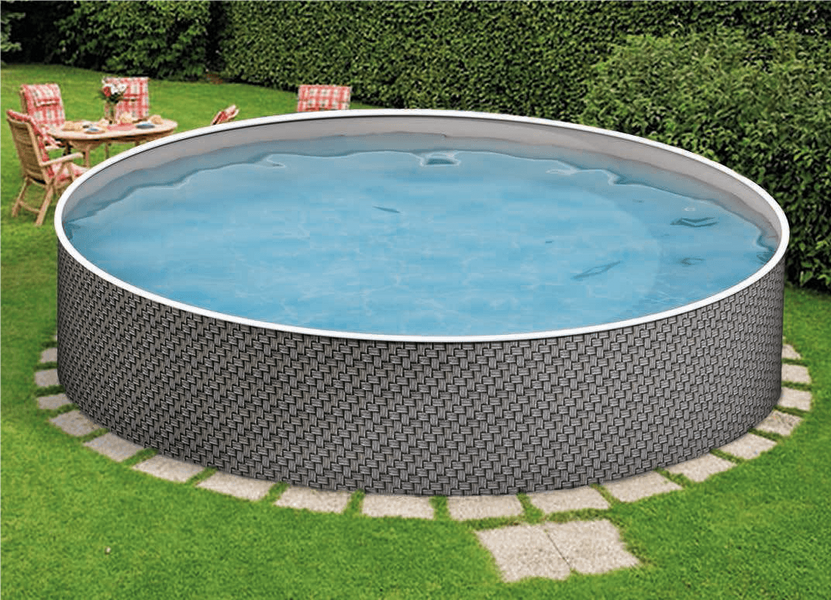 Басейн каркасний 4.6x1.2 м без фільтру, AZURO 402 DL RATTAN , з отворами 3EXB0338 3EXB0338 фото